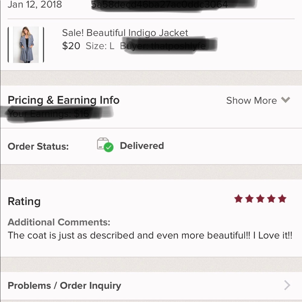 Final Price!🎉Host Pick🎉🎉Beautiful Indigo Jacket - Picture 8 of 8
